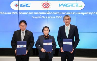 พิธีลงนาม MOU ระหว่าง NIDA-GC-WGLC